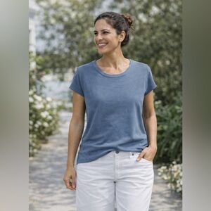 Coldwater Creek Slate Blue Sleeveless top- Medium